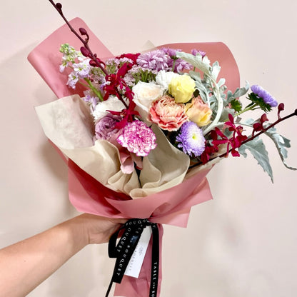 Berry Blush Hand Bouquet