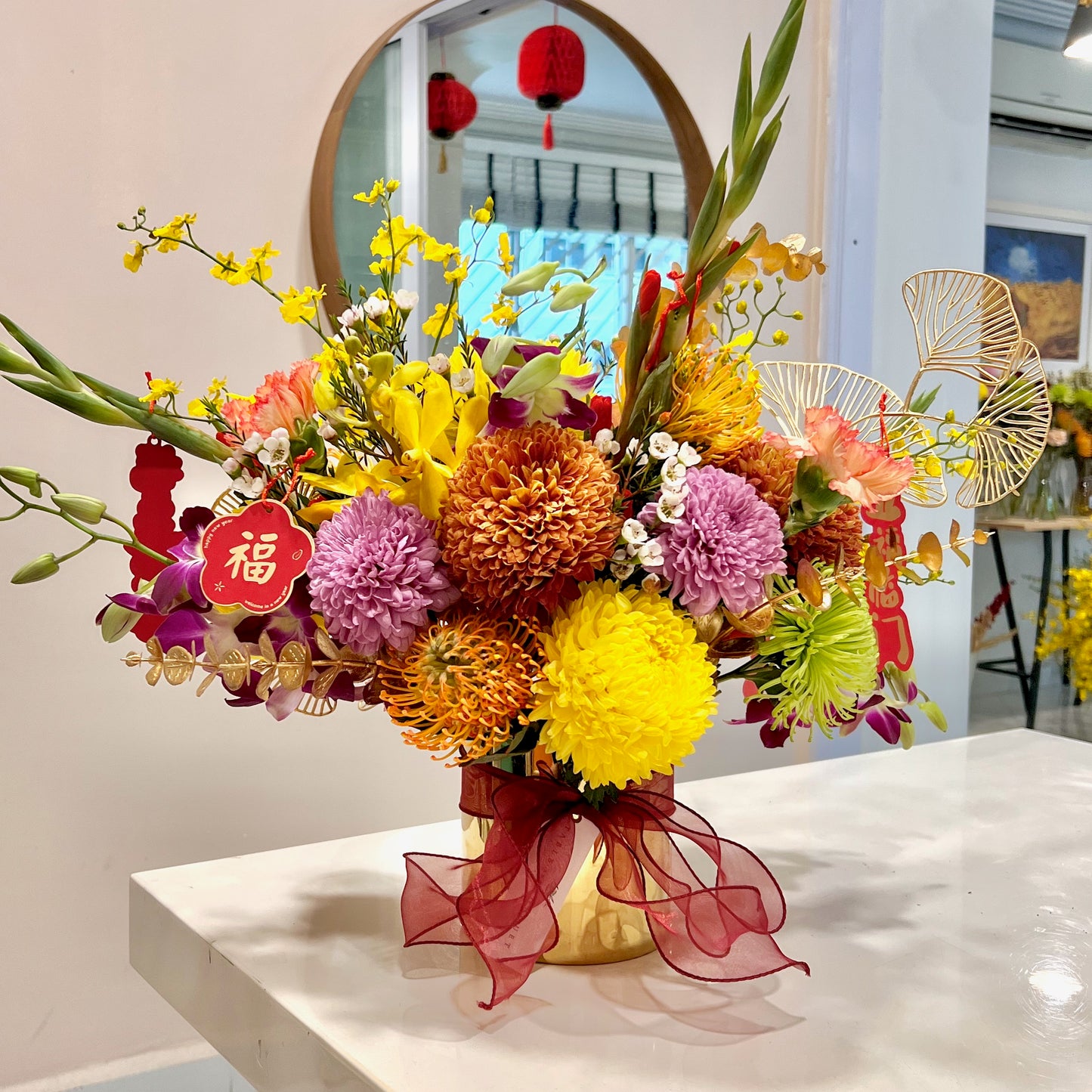 繁花似锦 Big 360° Table Centrepiece