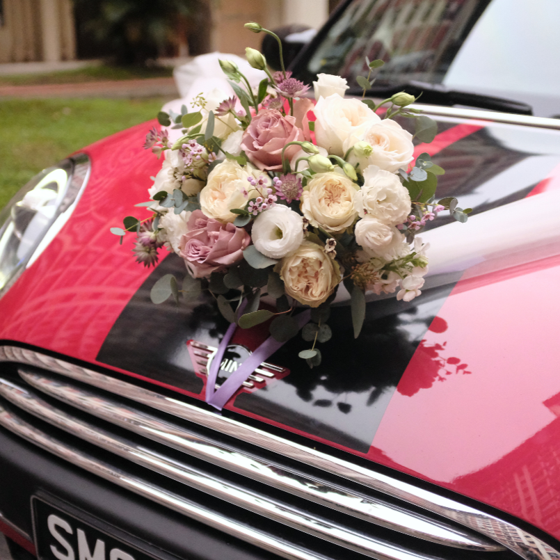 Bridal Car Floral Decor