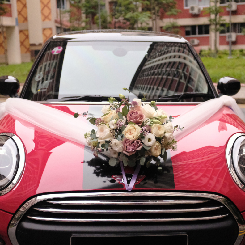 Bridal Car Floral Decor