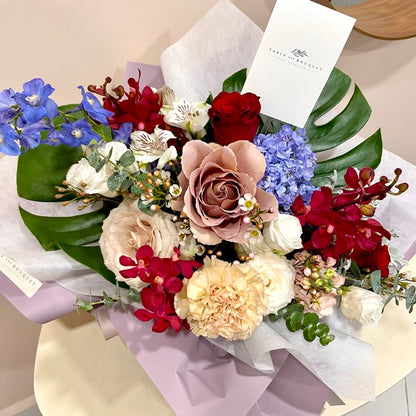 Autumn Merlot Table Bouquet