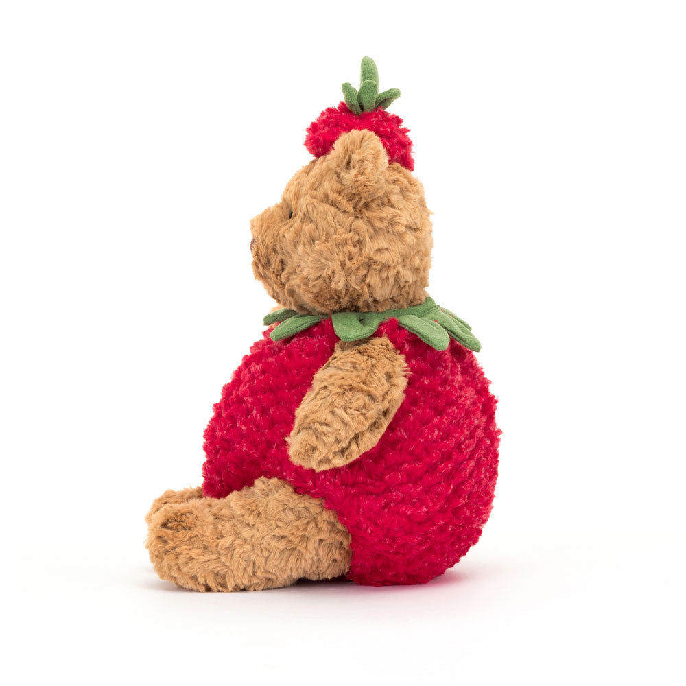 Jellycat Soft Toy Bartholomew Bear Strawberry