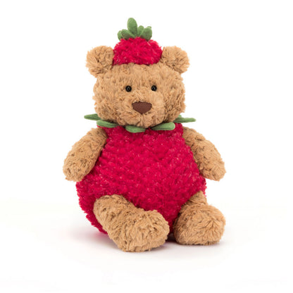 Jellycat Soft Toy Bartholomew Bear Strawberry