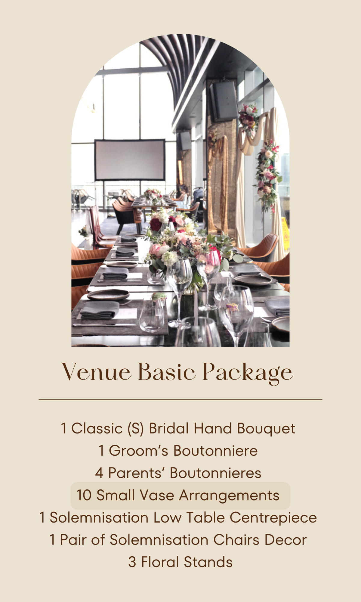 Venue Basic Package